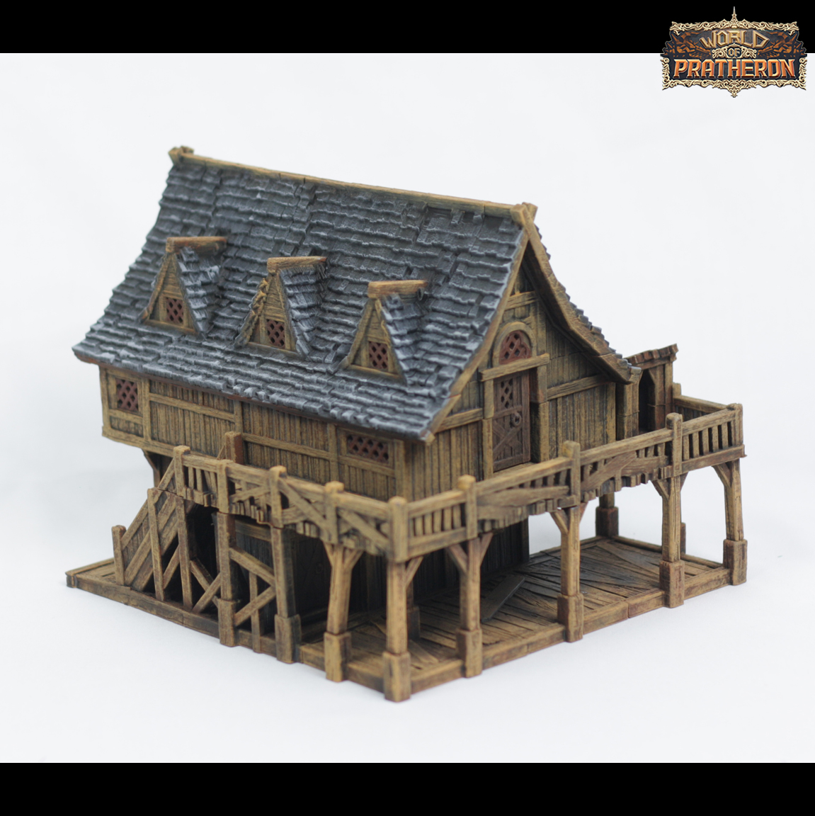 Fishing Village at War - Chief's House (Original)